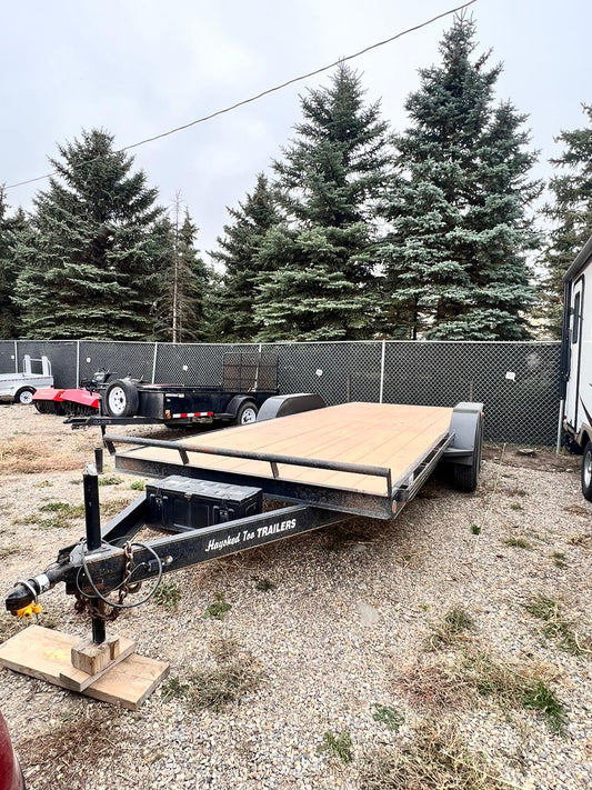 18 ft Flat deck car hauler