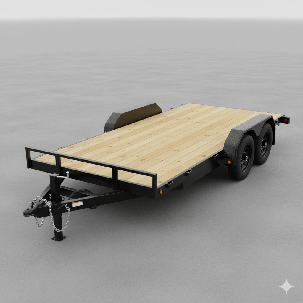 7×20 Flat Tilt Deck (Gravity Tilt)