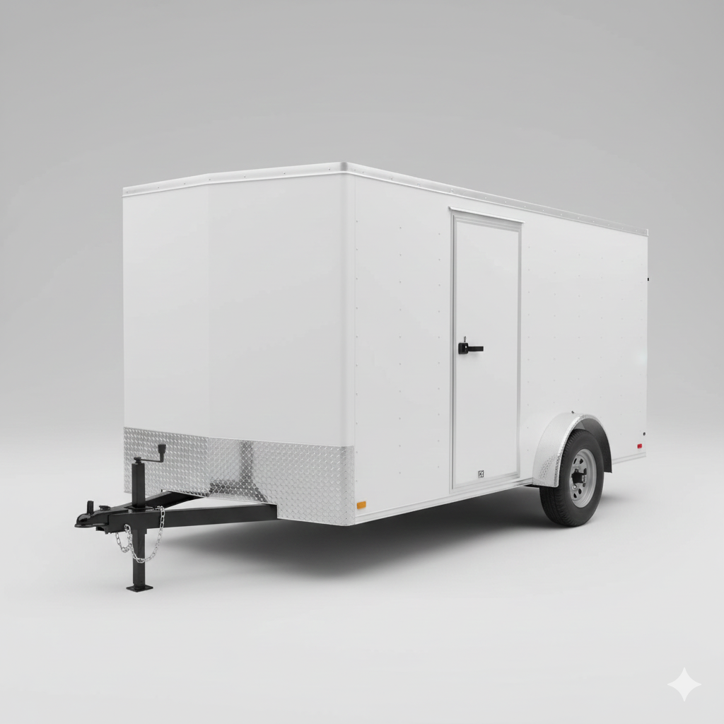 5×10 Enclosed Trailer