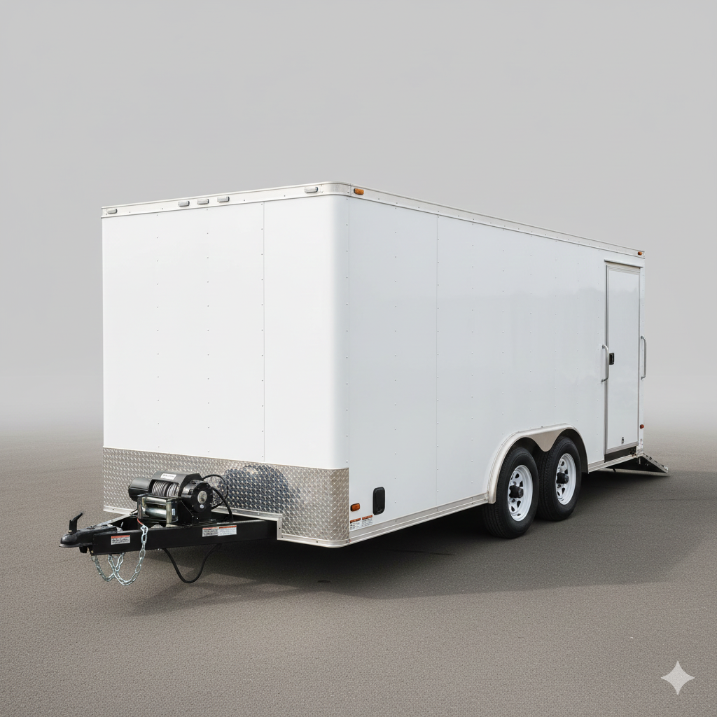 8×20 / 8×22 Enclosed Car Hauler Trailer