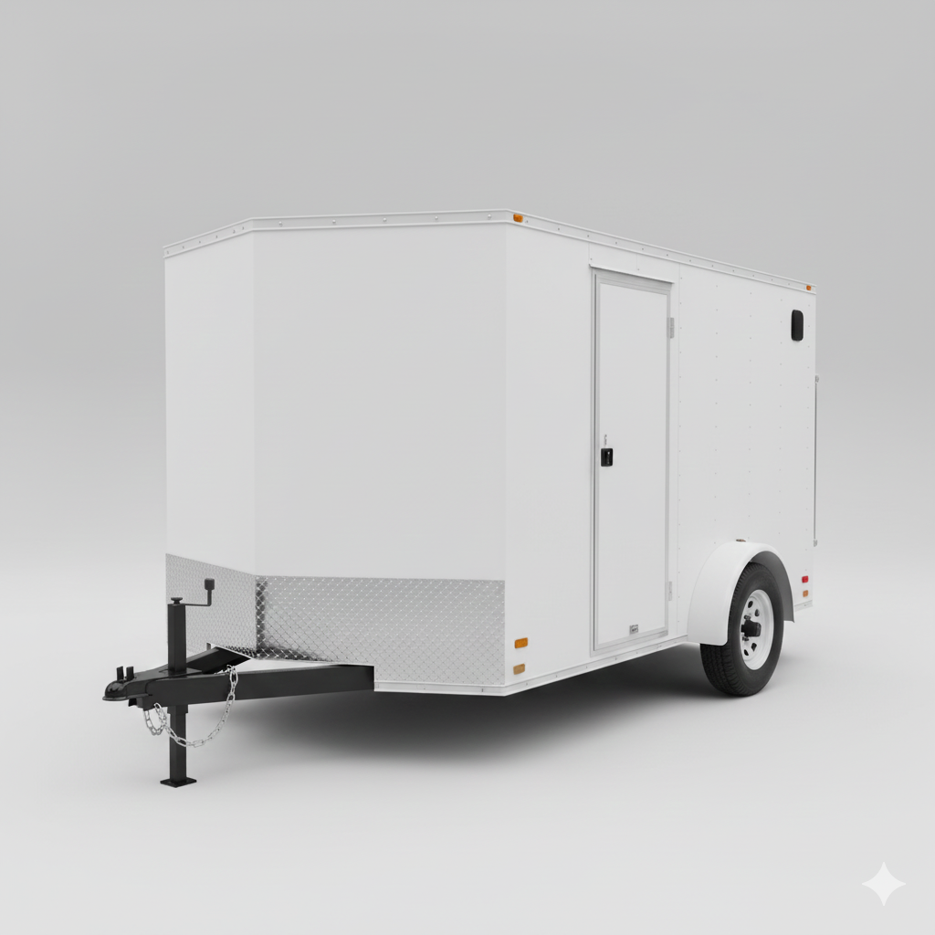 6×12 Enclosed Trailer